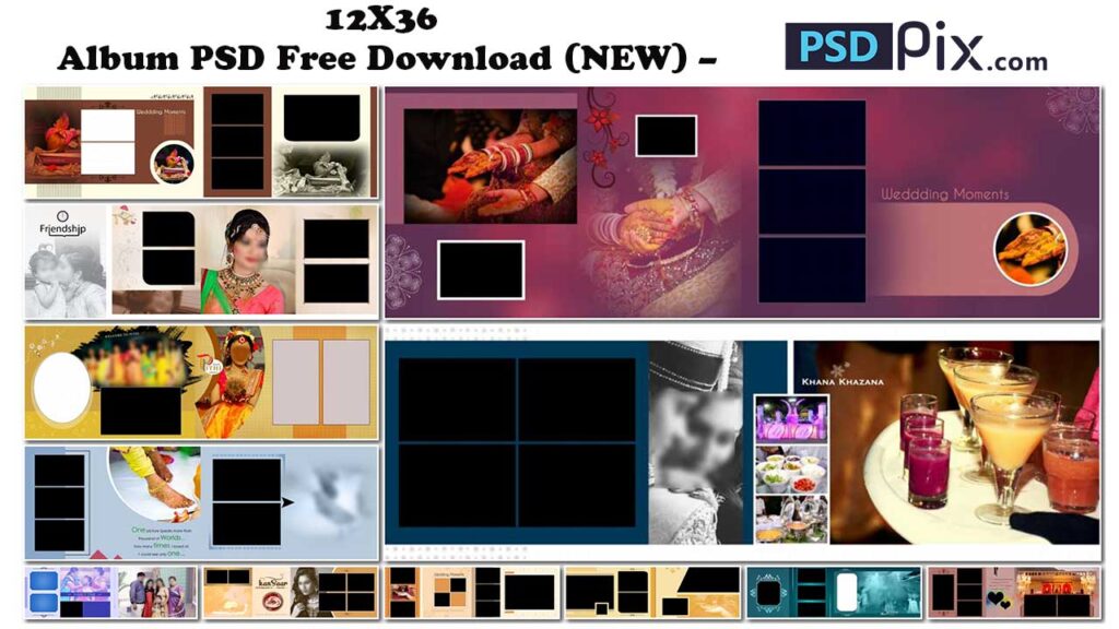 New 12X36 Album PSD Free Download
