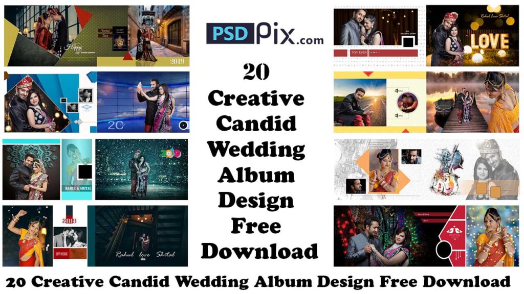 Candid Wedding Album Design