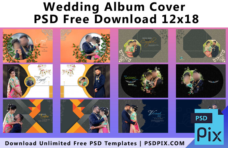 Download 12X18 Pre Wedding PSD Template 2023