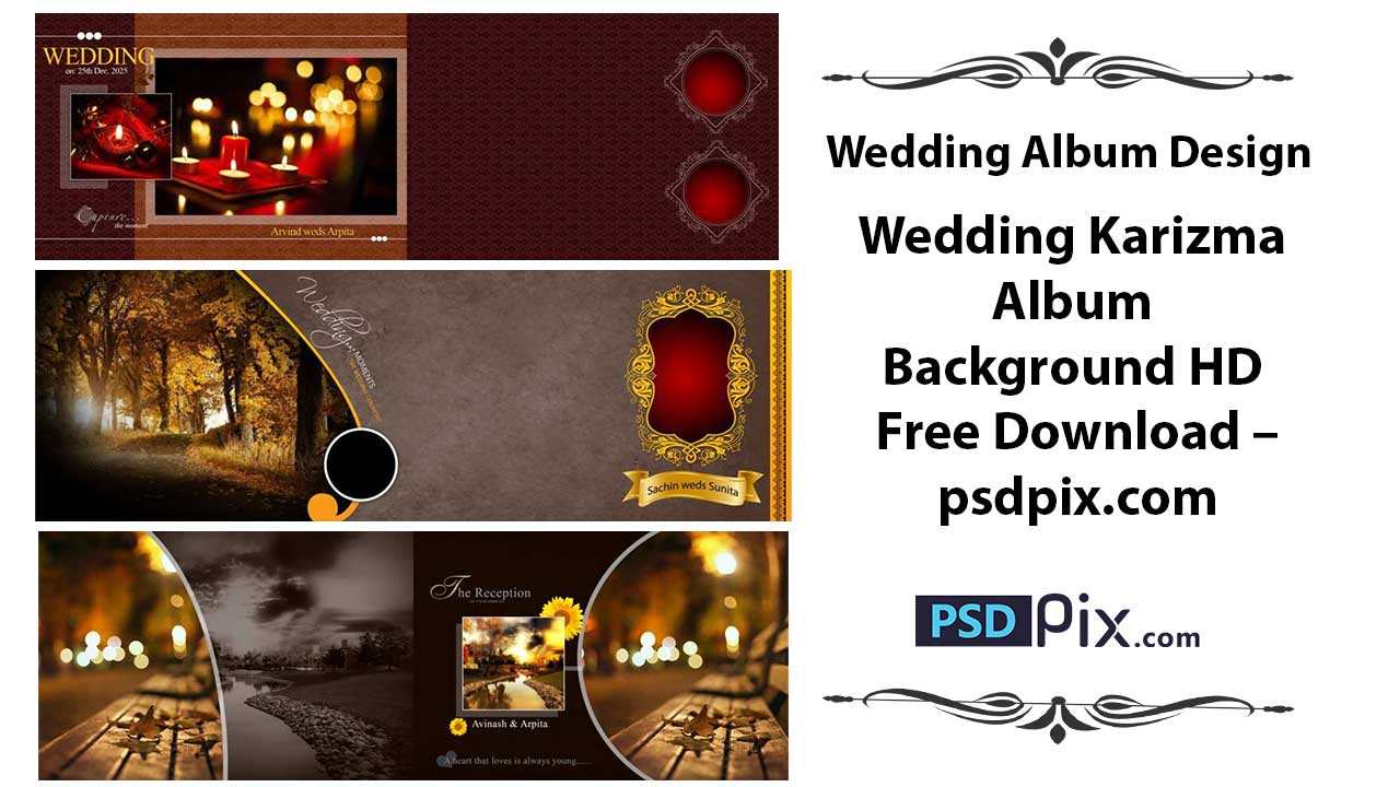 Wedding Karizma Album Background HD Free Download –  