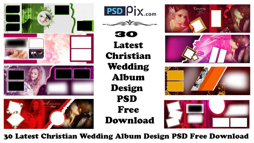 Christian Wedding Album Design PSD