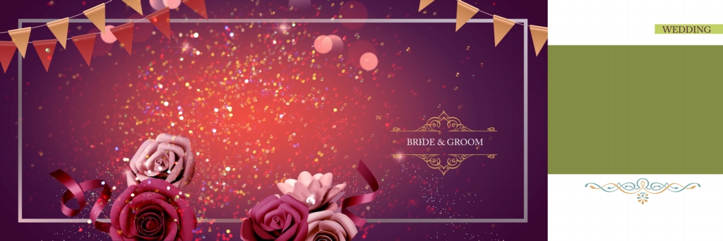 High-Resolution 12X36 Wedding Album Background HD Free Download 