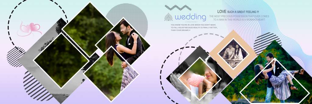 Pre Wedding Album Design PSD Free Download 
