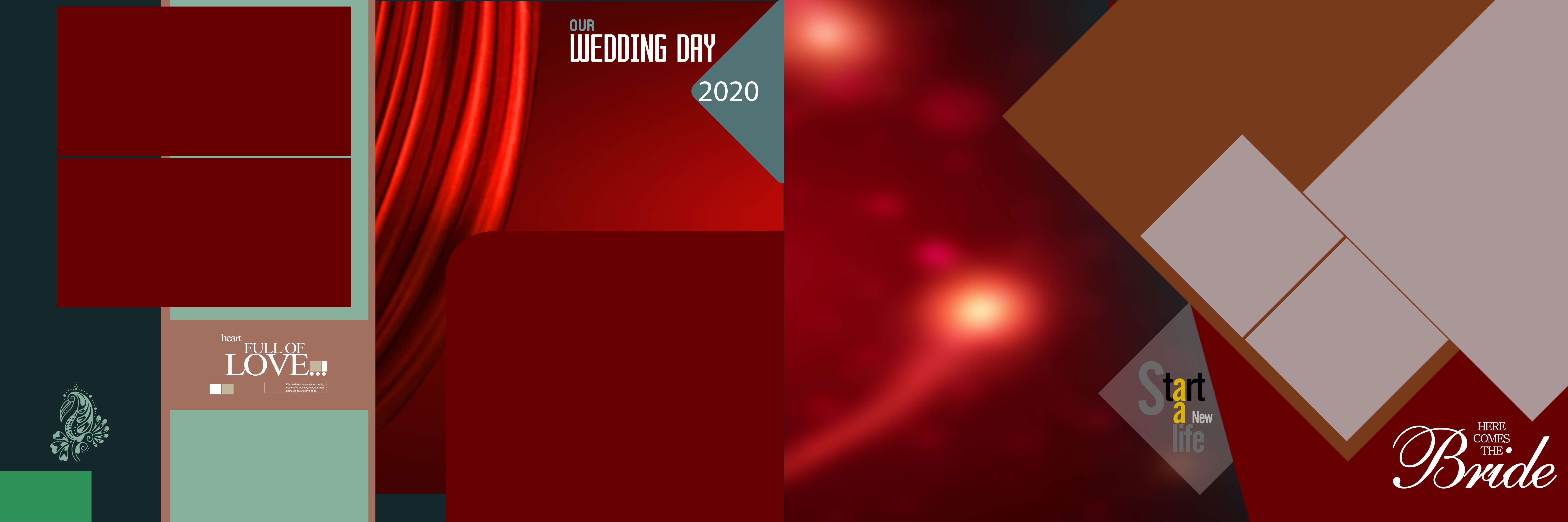 12X36 Wedding Album Design PSD Files Free Download 2021 