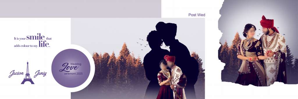 New Wedding Album Design PSD Free Download 12X36