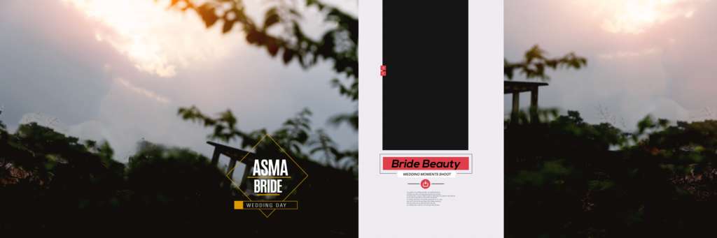 Wedding Album Design PSD Free Download 12X36
