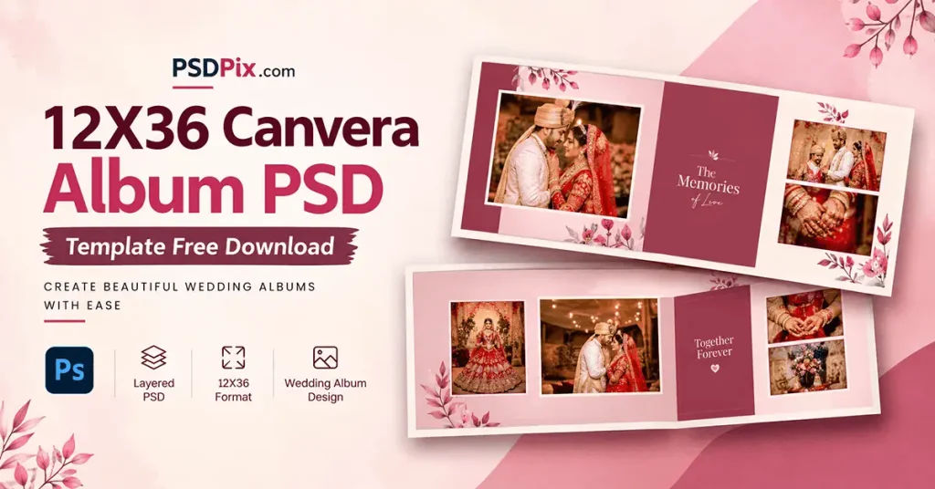 12X36 Canvera Album PSD