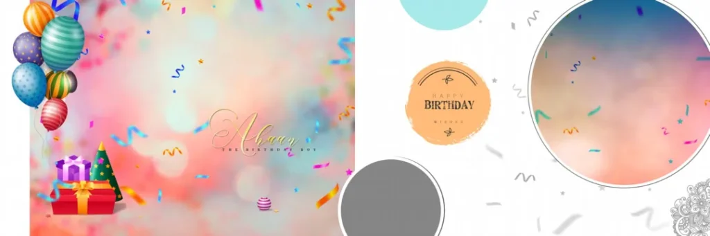 12X36 Birthday Album PSD