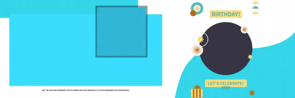 12X36 Birthday Album PSD