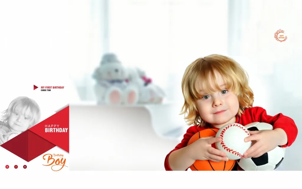 Birthday Album Design PSD