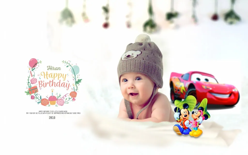 Birthday Album Design PSD