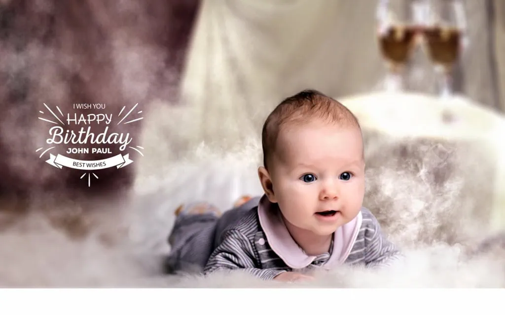 Birthday Album Design PSD