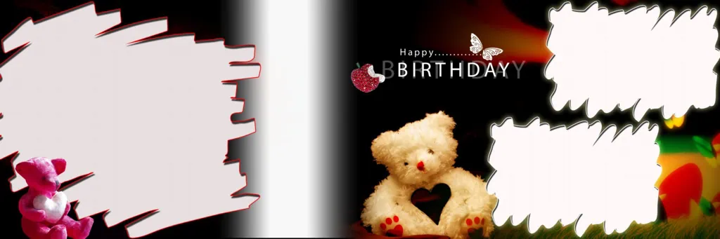 Birthday Album Design PSD