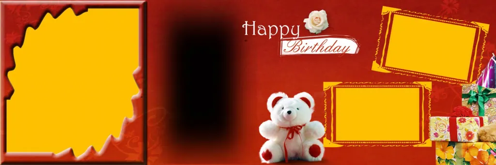 Birthday Album Design PSD