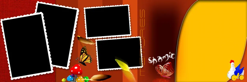 Birthday Album Design PSD