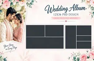 Wedding Album 12X36 PSD